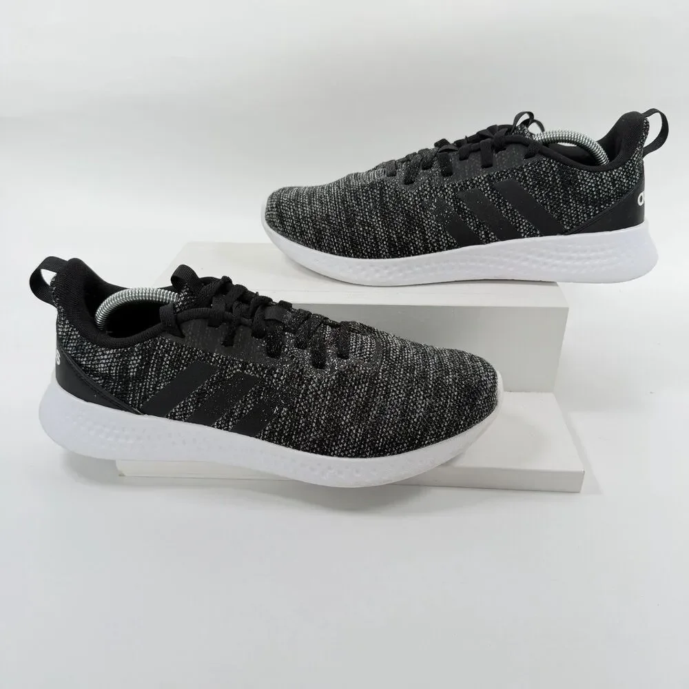 Adidas Puremotion Men's Running Shoes Black White Heathered FX8921 Size 10.5